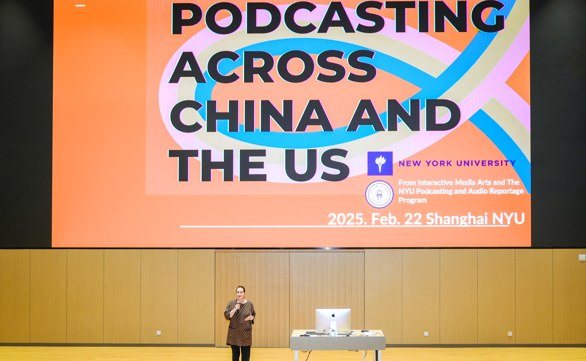 associate professor at nyu ellen horne kicked off the event with an introduction